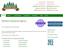 Tablet Screenshot of northerninsuranceagency.com